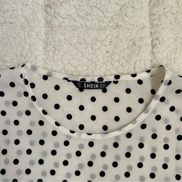 SHEIN - Polka Dot Women's Blouse - Picture 4 of 9